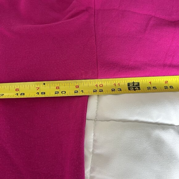 Athleta Sweater Sweatshirt Womens Xs Pink Magenta Side Slits Thumb Hole Yoga - Picture 4 of 8